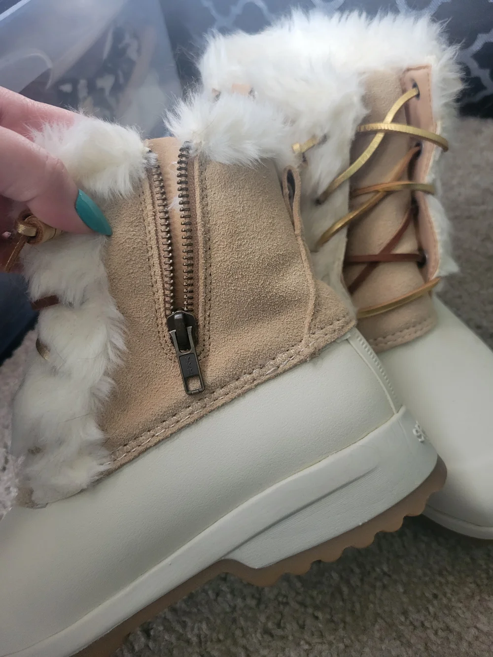 Sperry - Maritime Repel Suede Snow Boot - Sand - Women's 6.5